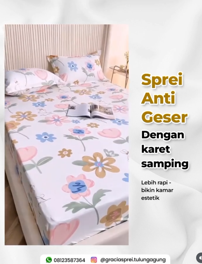 <p>Sprei geser-geser tiap bangun tidur? Udah ketin